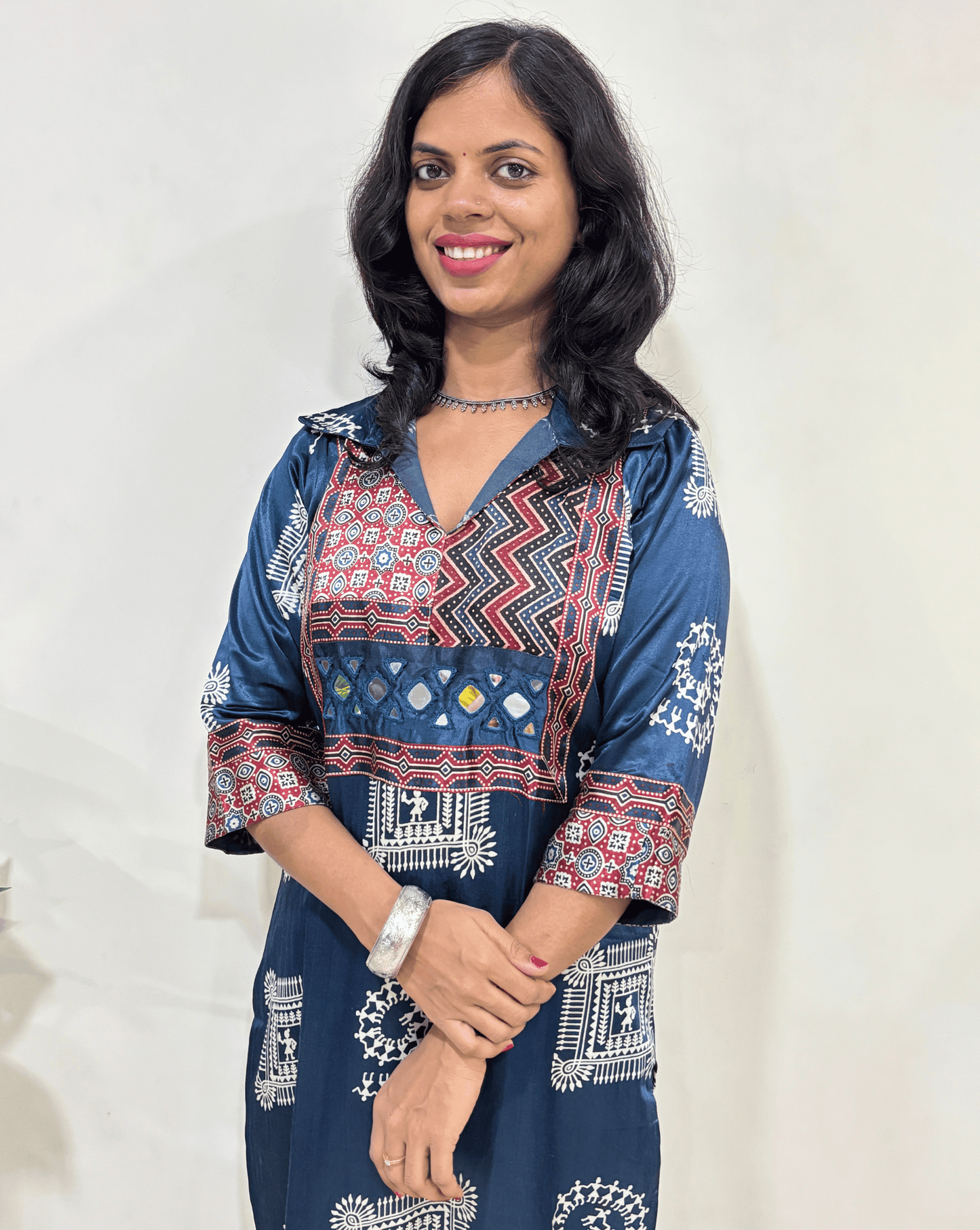 Ira Mashru Silk Long Kurti