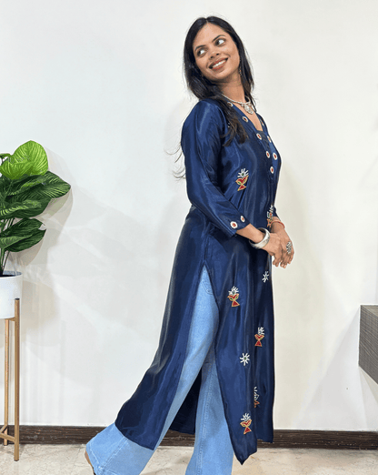Disha Mashru Silk Kurti