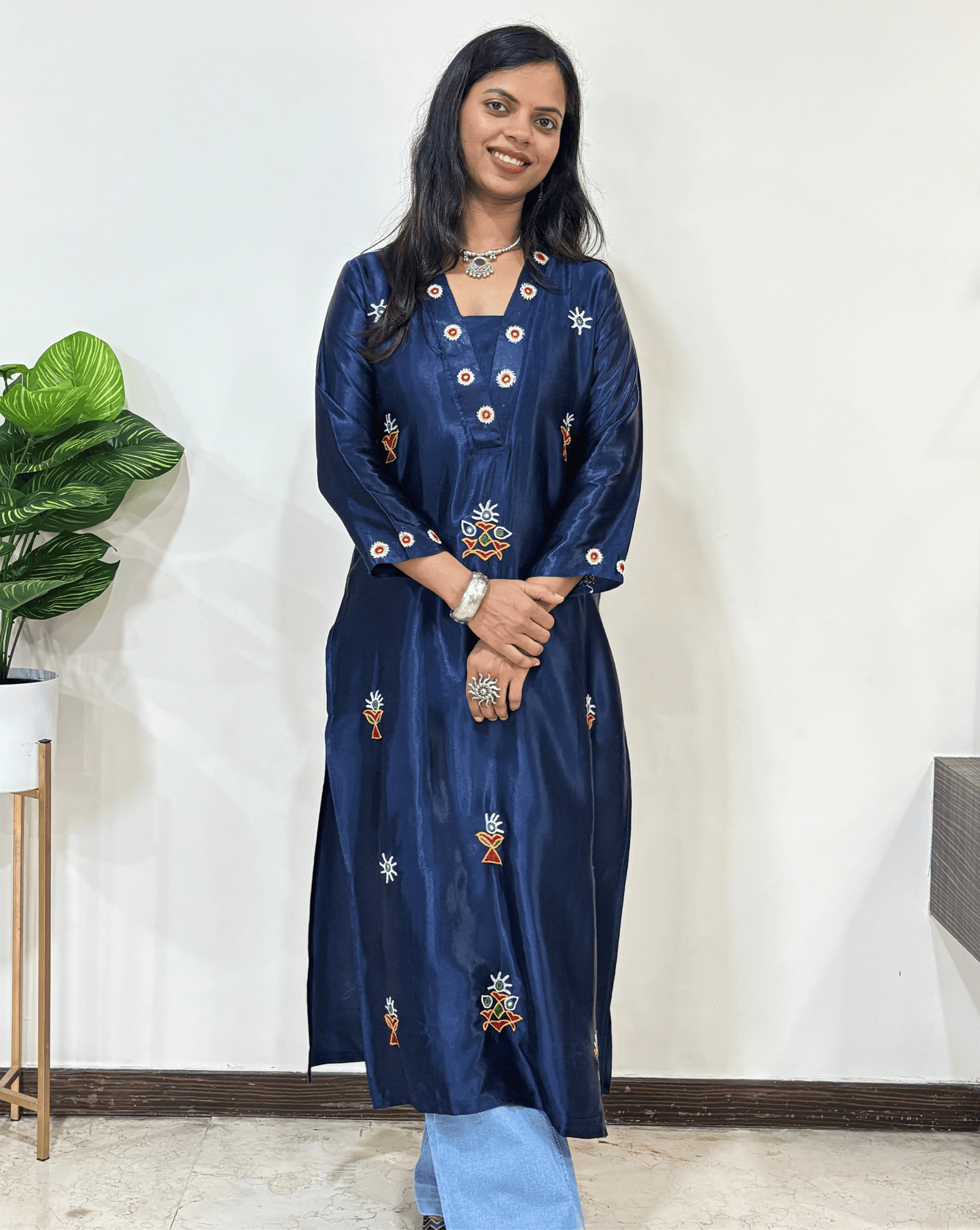 Disha Mashru Silk Kurti