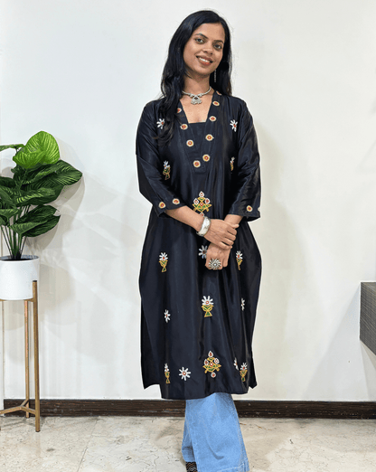 Disha Mashru Silk Kurti