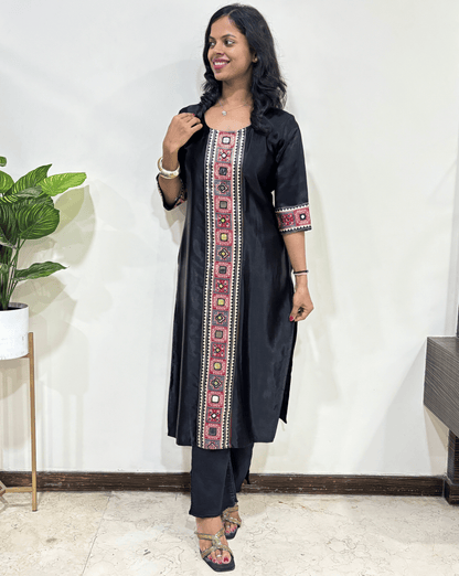 Jannat Mashru Silk Long Kurti