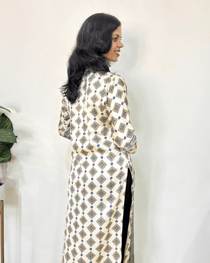 Preet Mashru Silk A-line Long Kurti