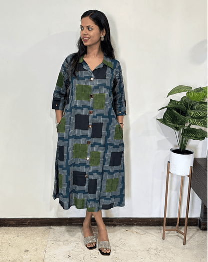 Shriya Stripes A-line One Piece