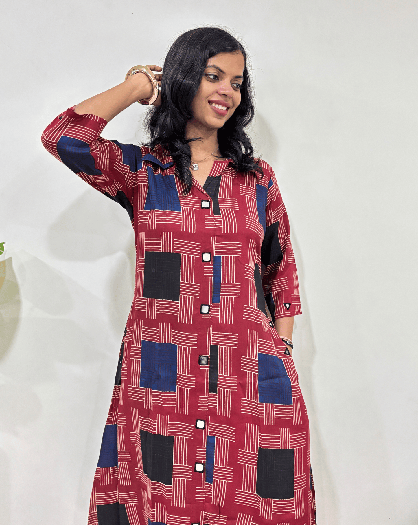 Shriya Stripes A-line One Piece