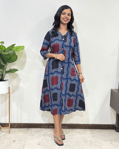 Shriya Stripes A-line One Piece