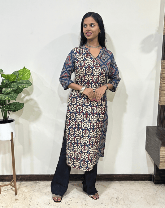 Kaira Angrakha Long Kurti