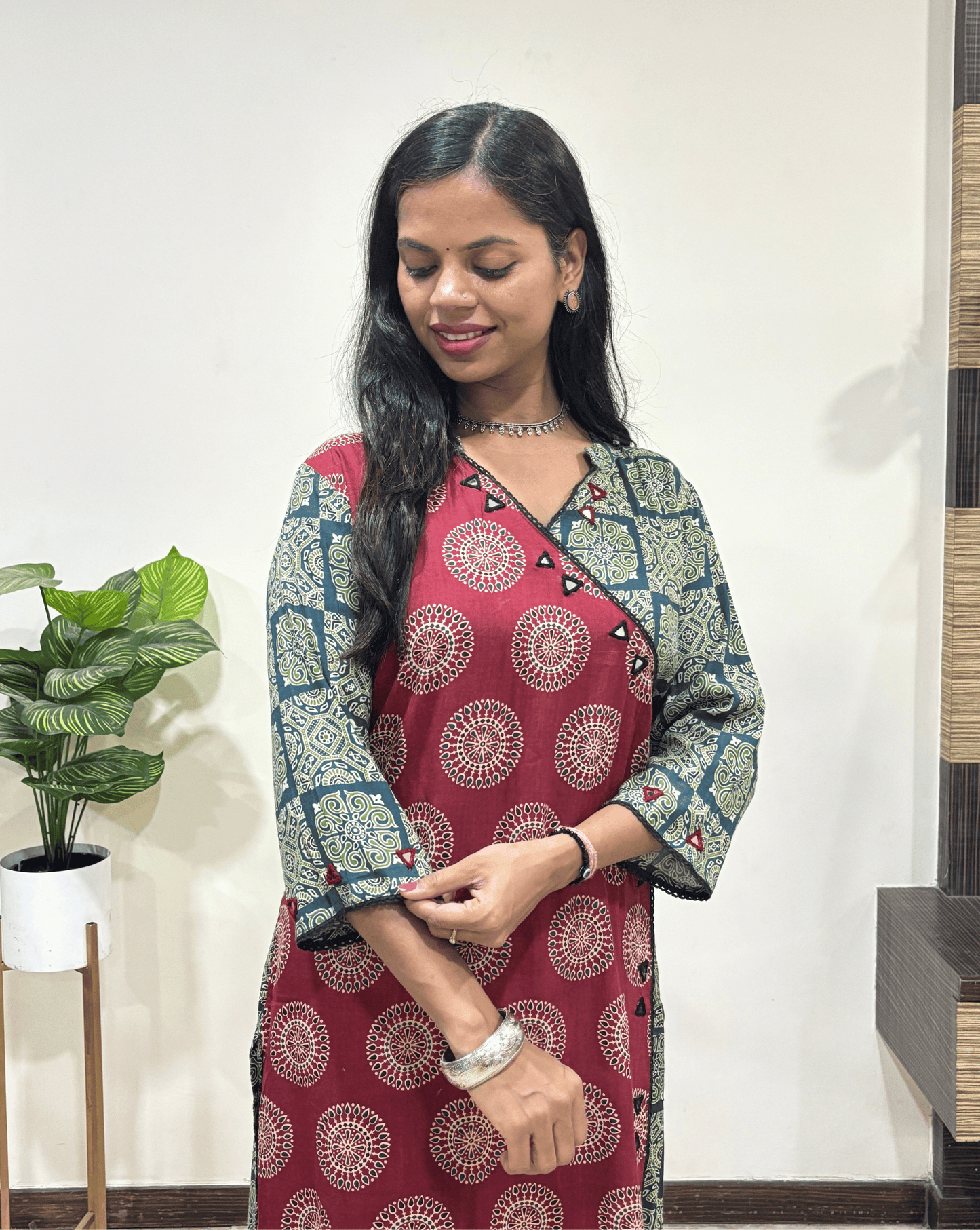 Kaira Angrakha Long Kurti