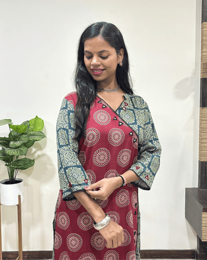 Kaira Angrakha Long Kurti