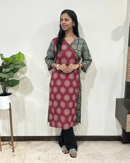 Kaira Angrakha Long Kurti