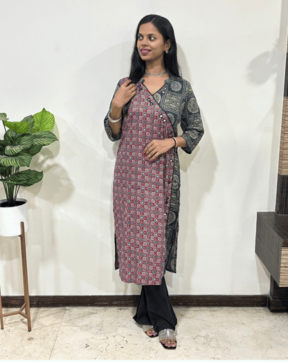 Kaira Angrakha Long Kurti