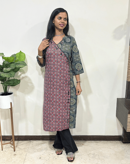 Kaira Angrakha Long Kurti