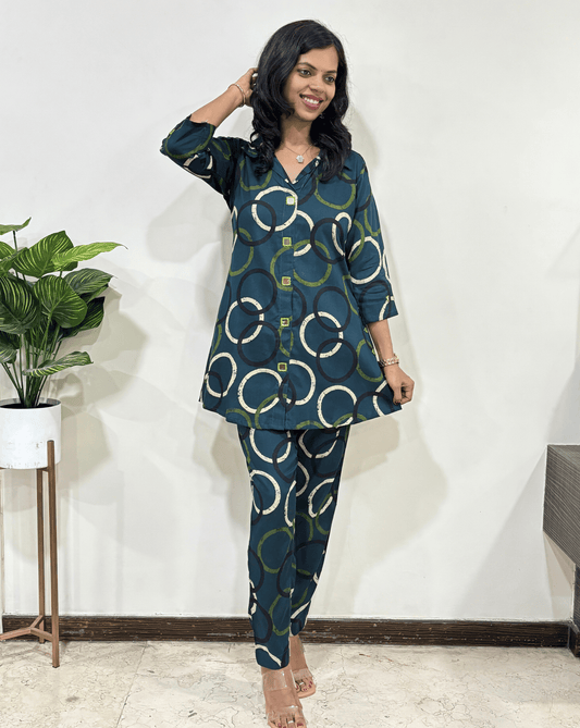 Shreya Ajrakh Co-ord Set