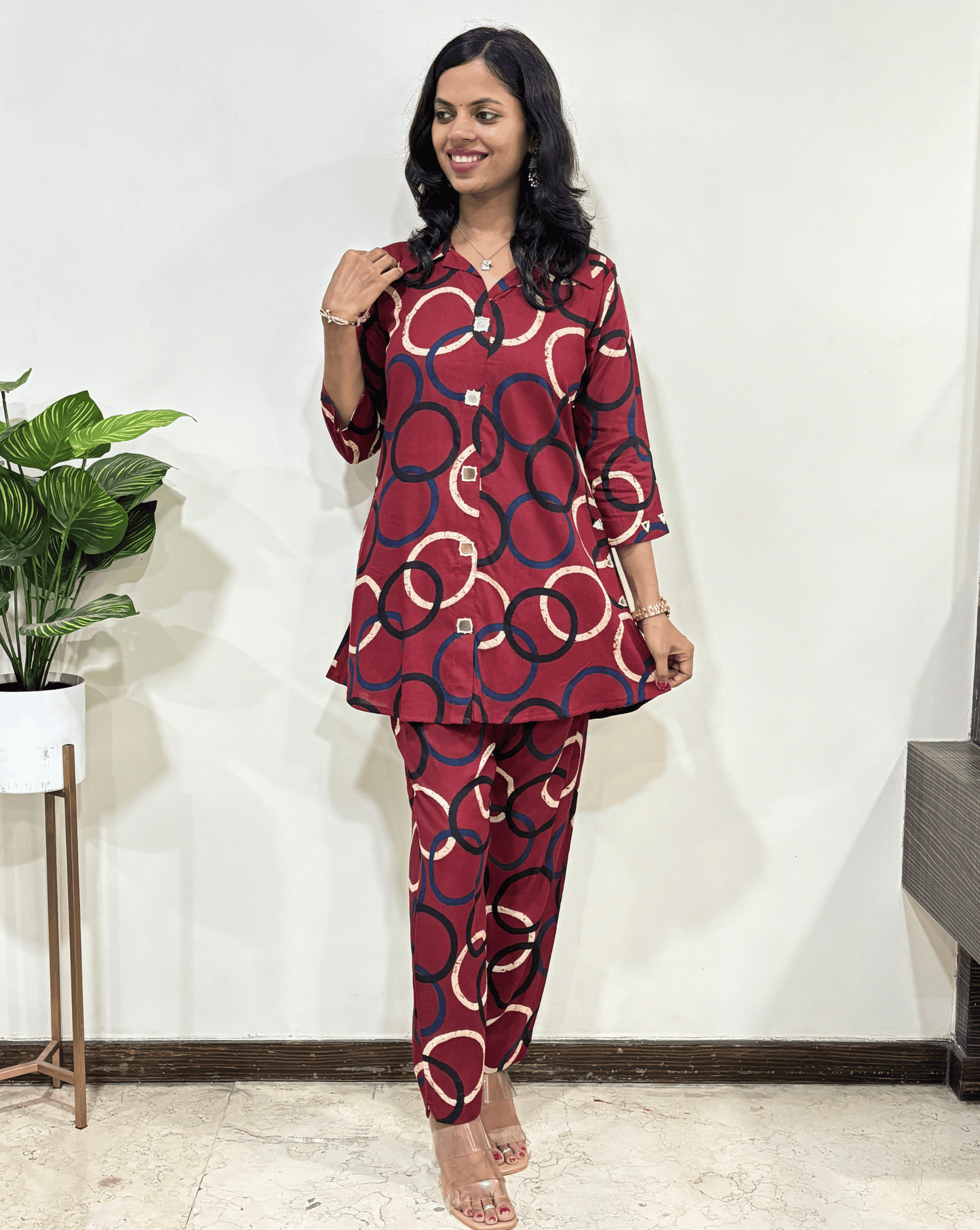 Shreya Ajrakh Co-ord Set