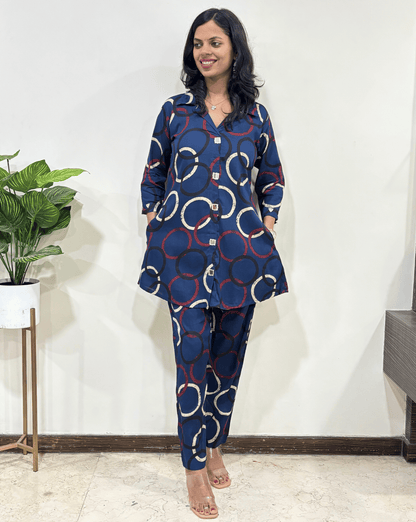 Shreya Ajrakh Co-ord Set