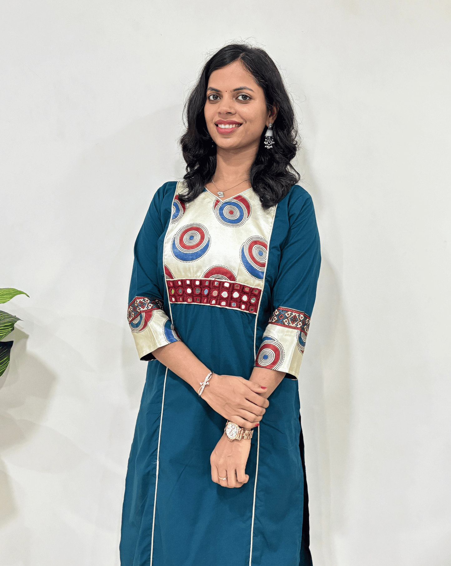 Amayra Ajrakh Cotton Long Kurti