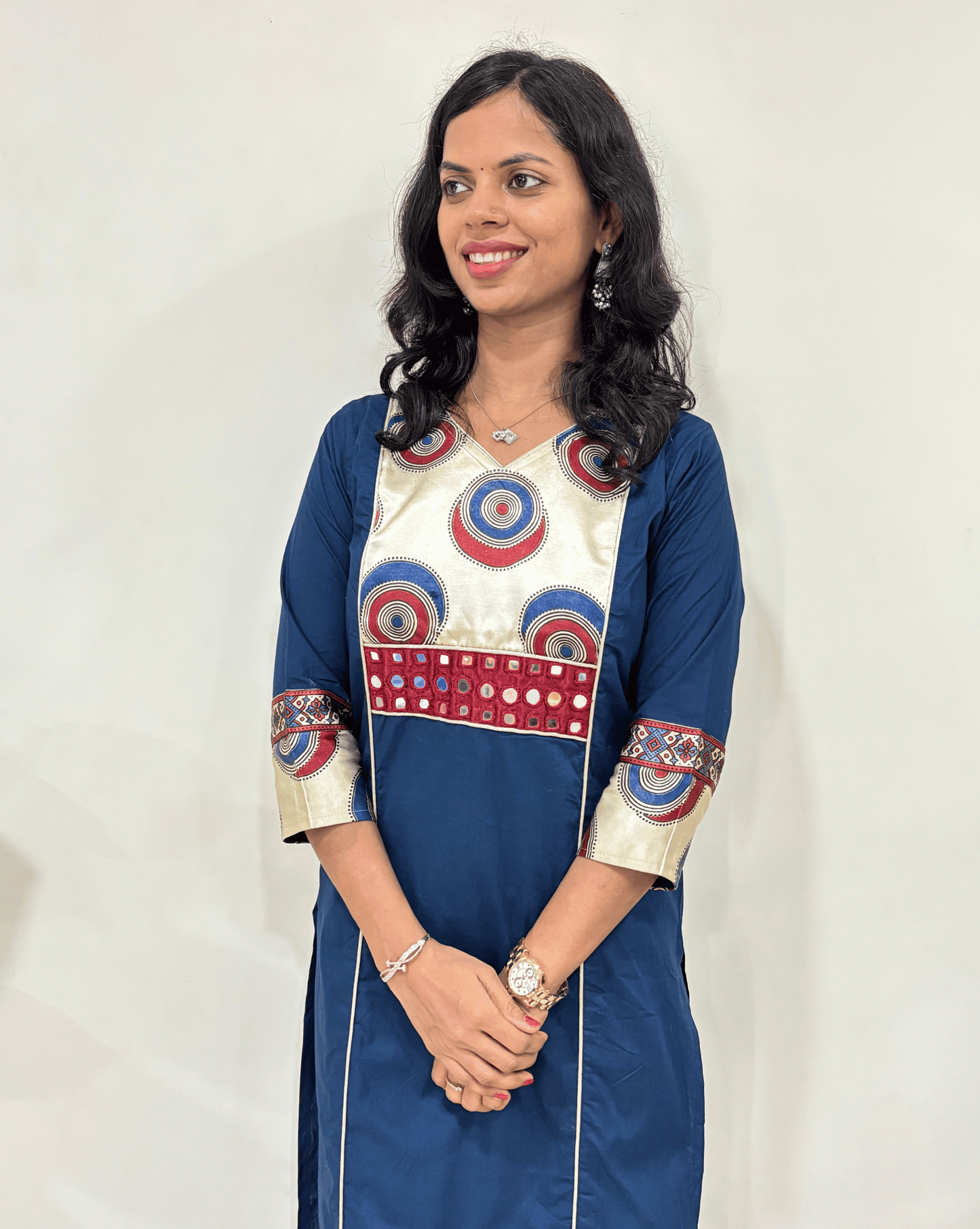 Amayra Ajrakh Cotton Long Kurti