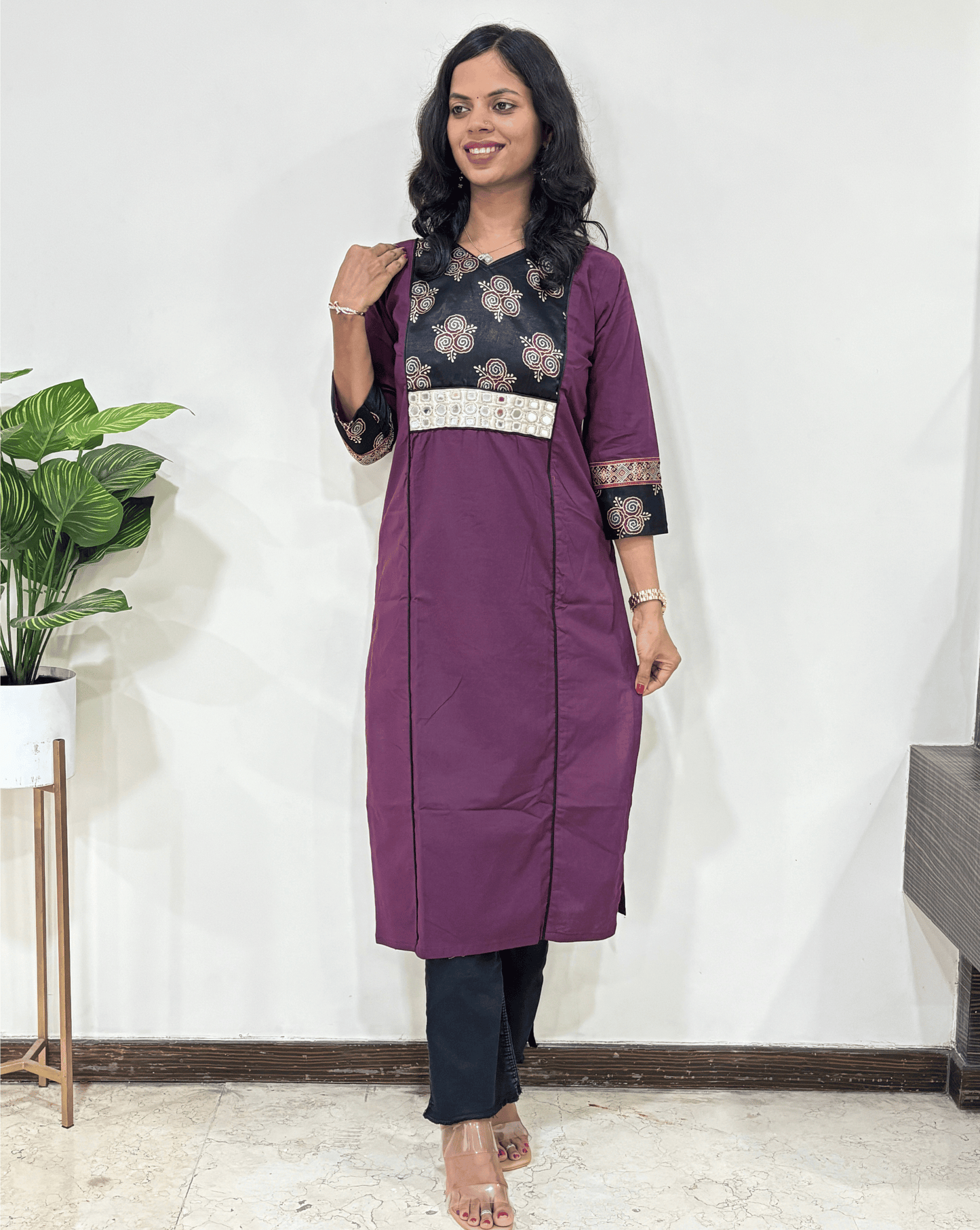Amayra Ajrakh Cotton Long Kurti