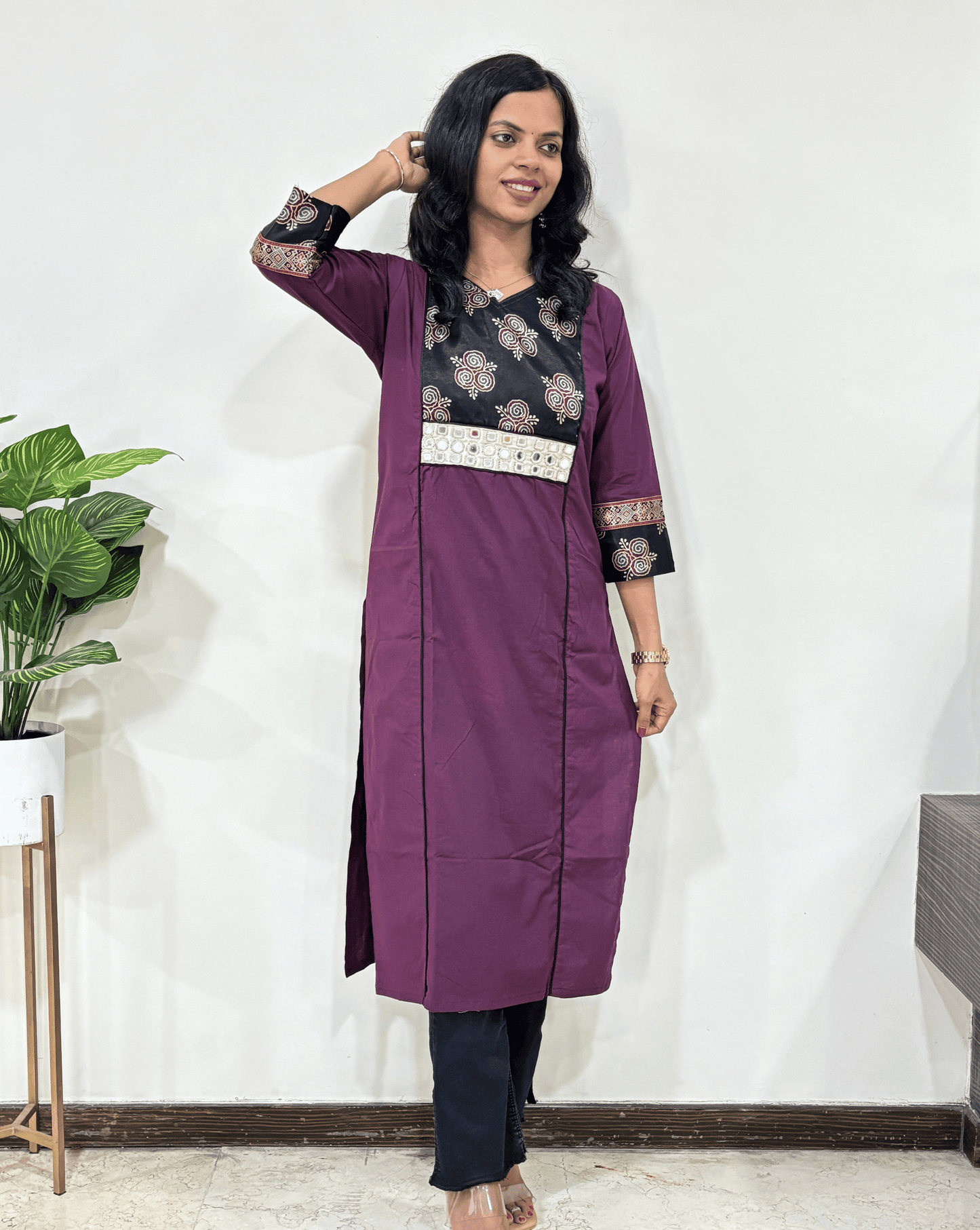 Amayra Ajrakh Cotton Long Kurti