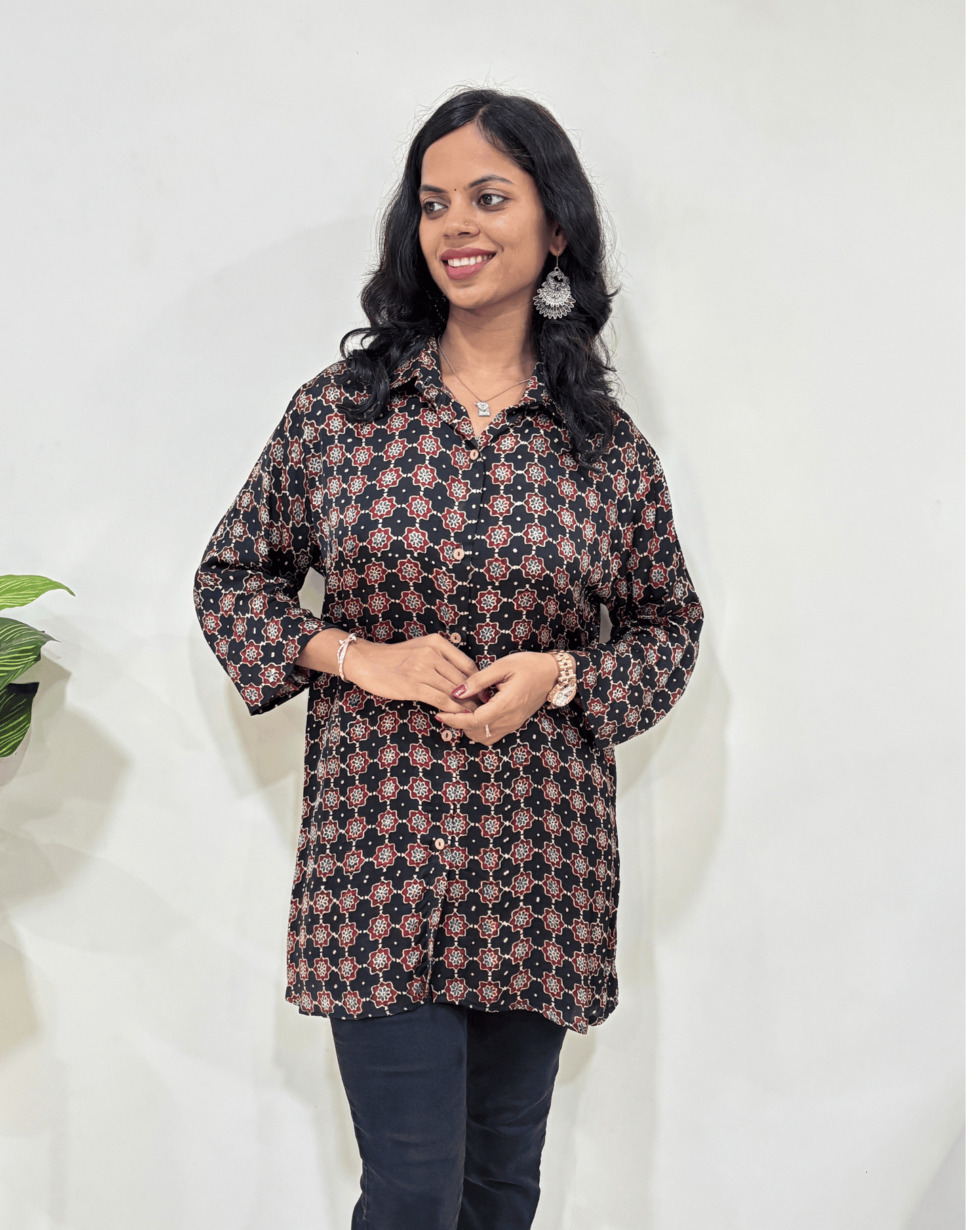 Adhira Modal Silk Shirt