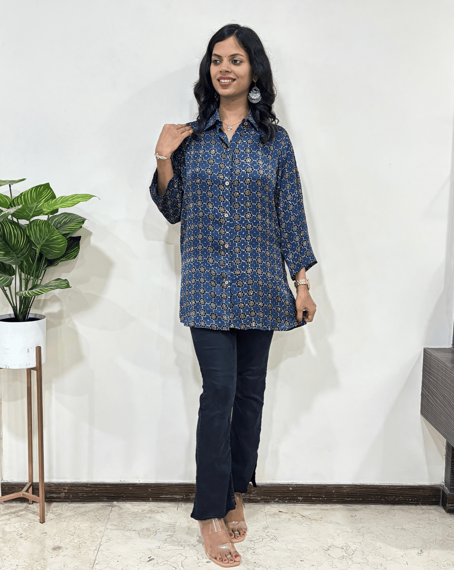 Adhira Modal Silk Shirt