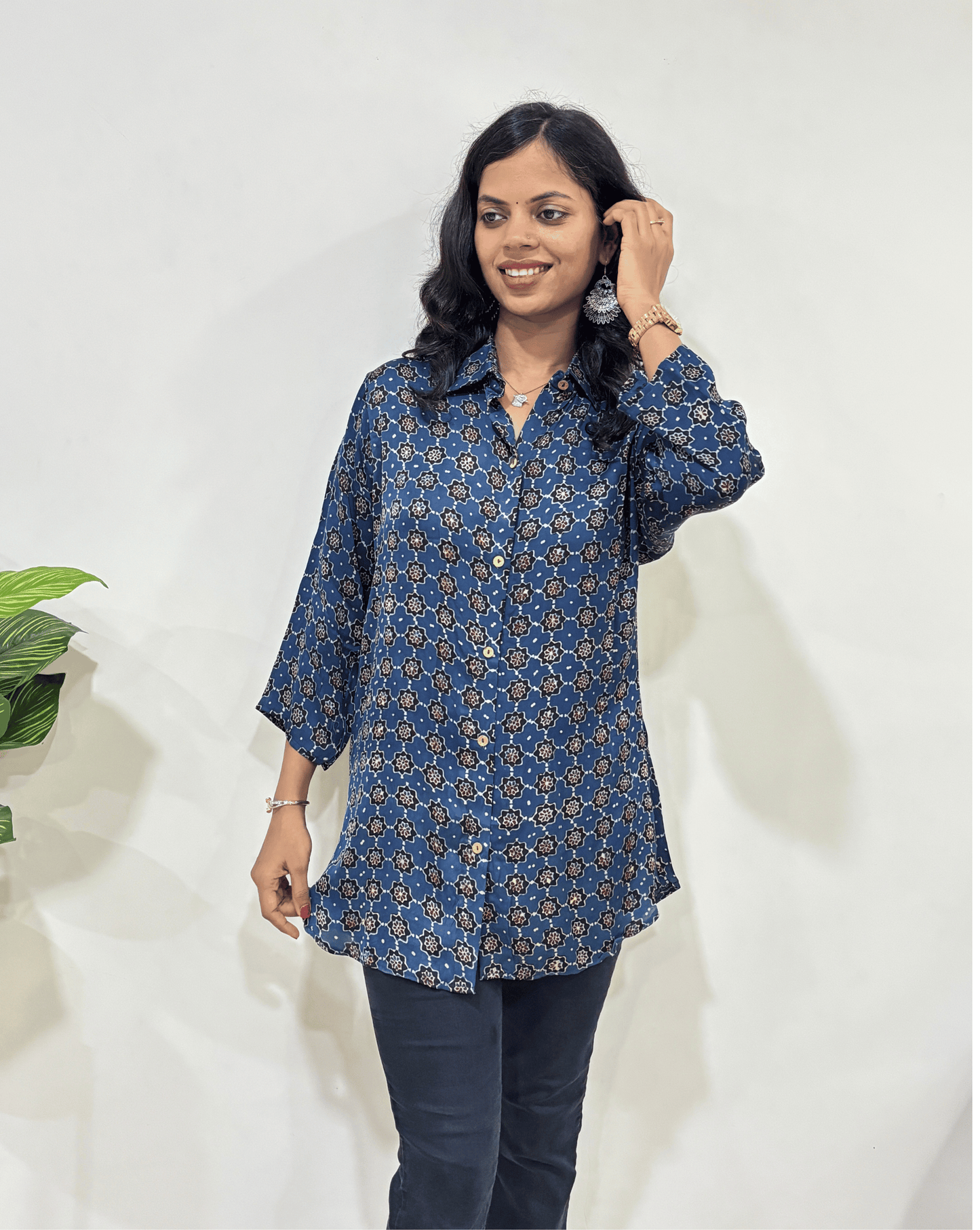 Adhira Modal Silk Shirt