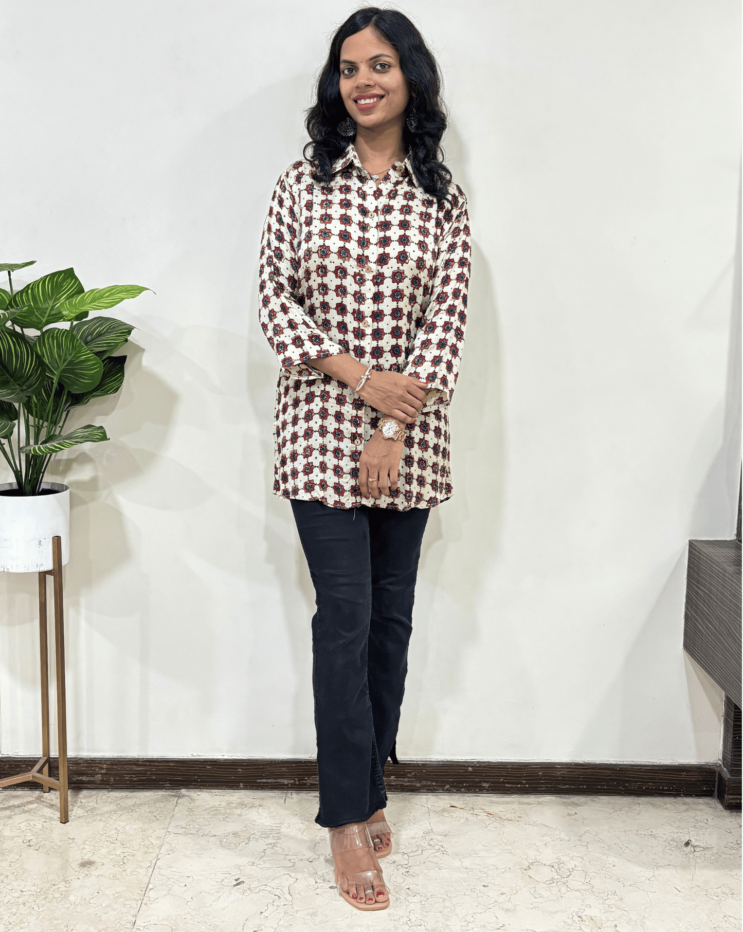 Adhira Modal Silk Shirt
