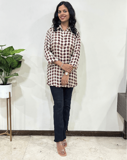 Adhira Modal Silk Shirt