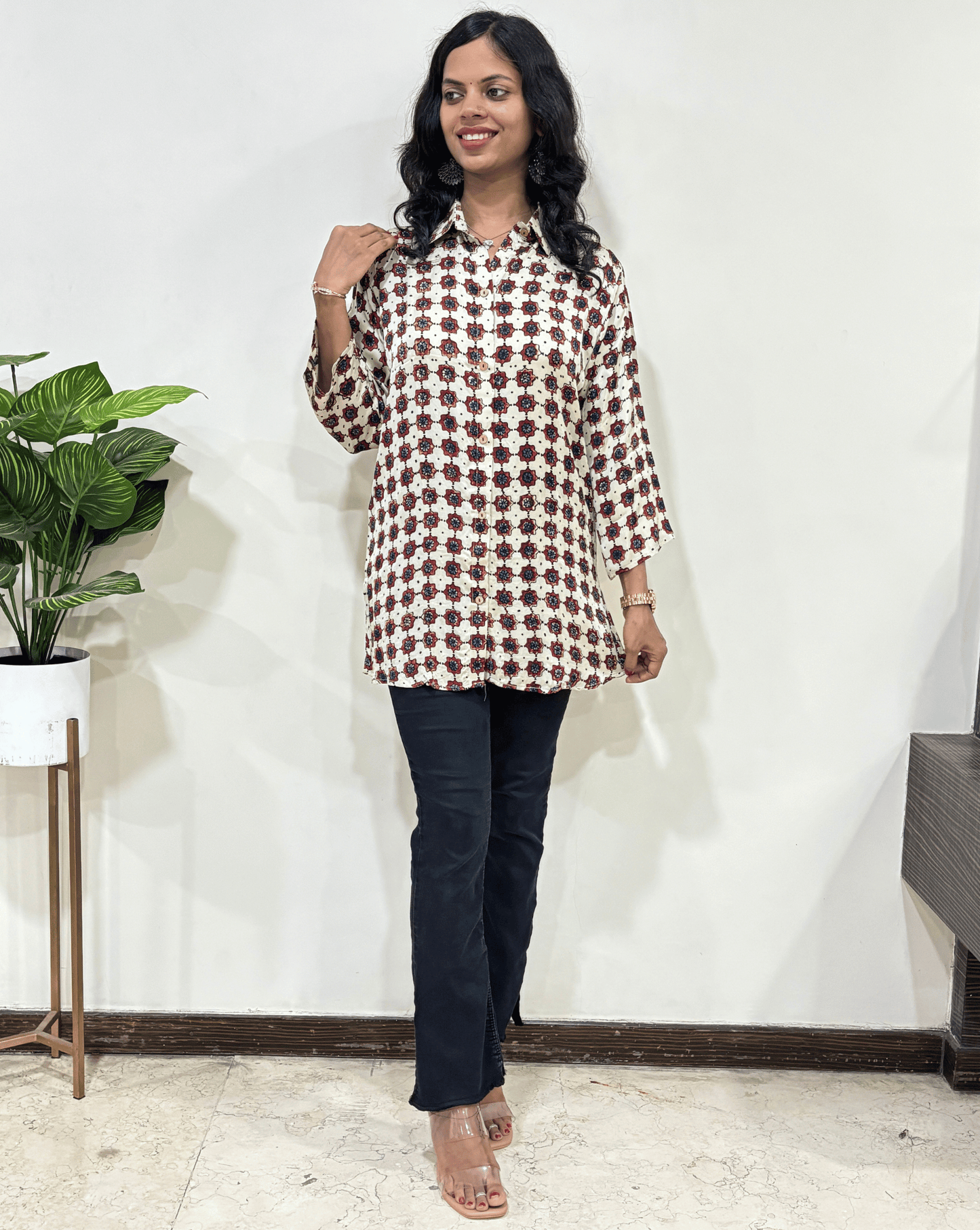 Adhira Modal Silk Shirt