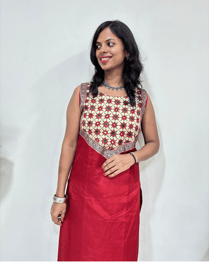 Simran Mashru Silk Long Kurti
