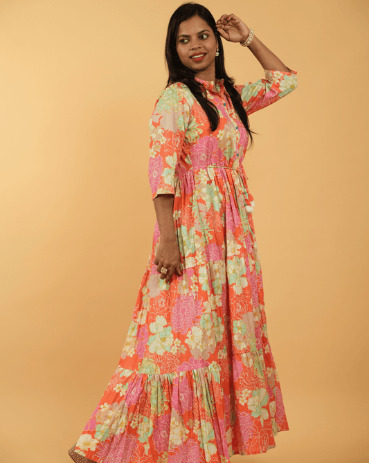 Jaipuri Cotton One Peice