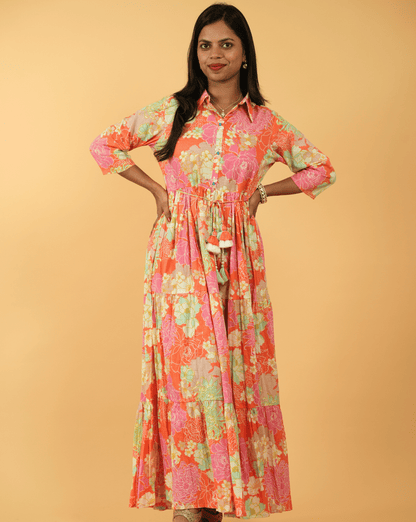 Jaipuri Cotton One Peice