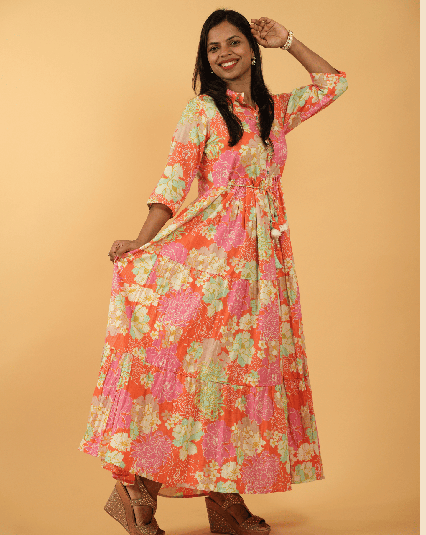 Jaipuri Cotton One Peice