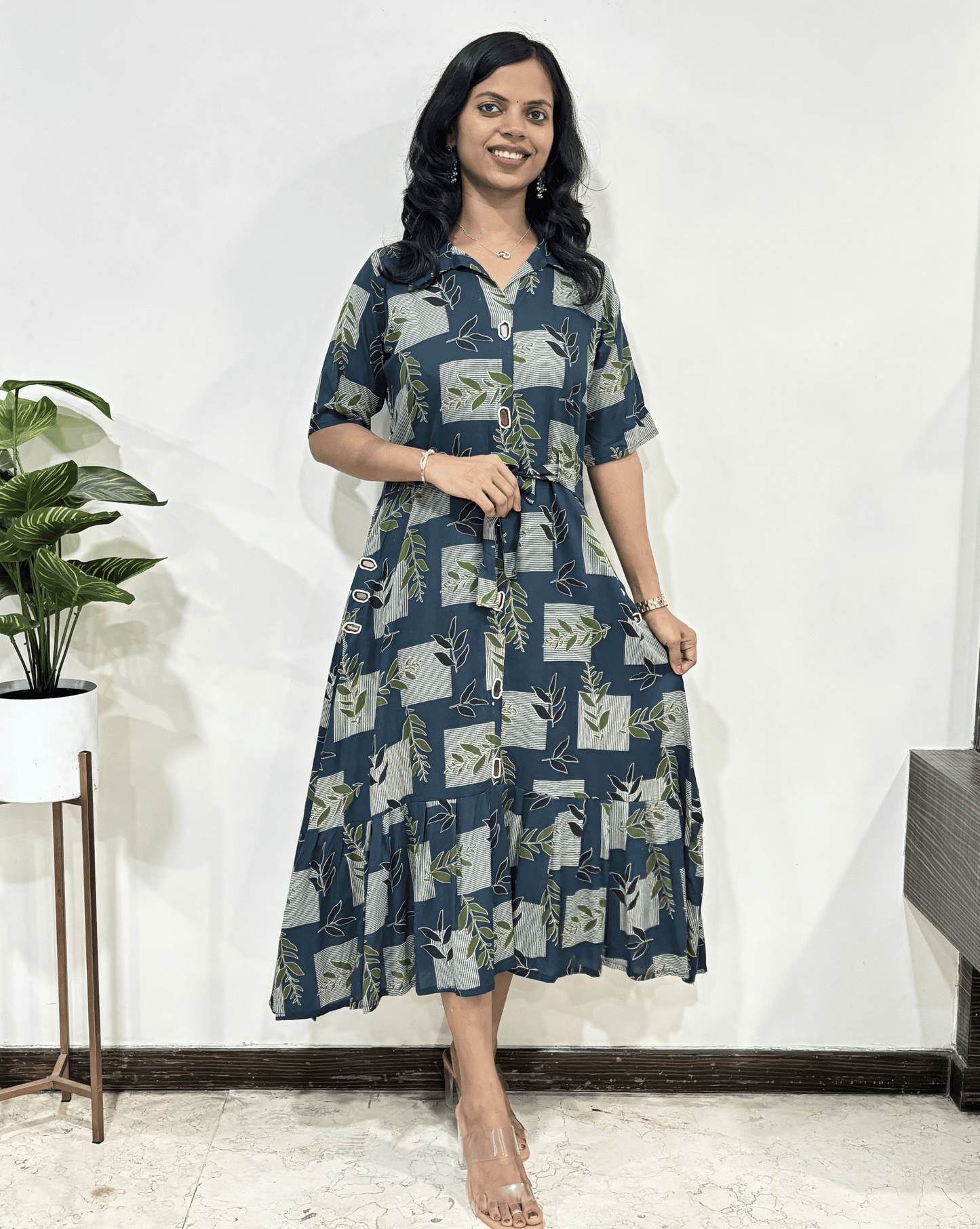 Yukti A-line Sleeveless Long Kurti