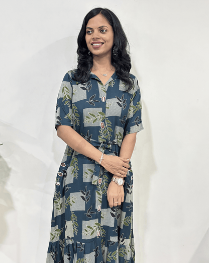 Yukti A-line Sleeveless Long Kurti