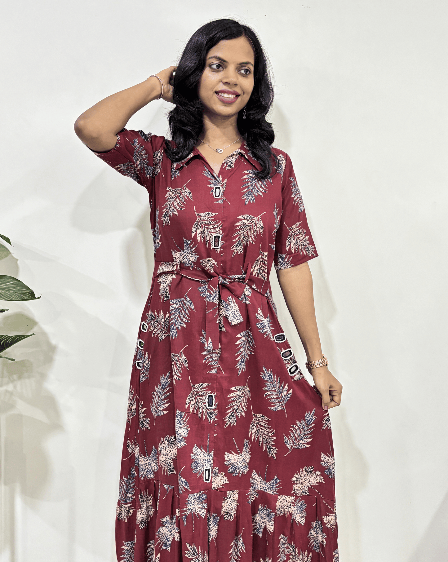Yukti A-line Sleeveless Long Kurti