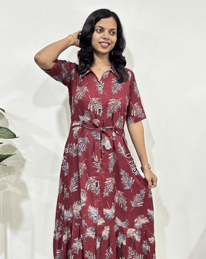 Yukti A-line Sleeveless Long Kurti