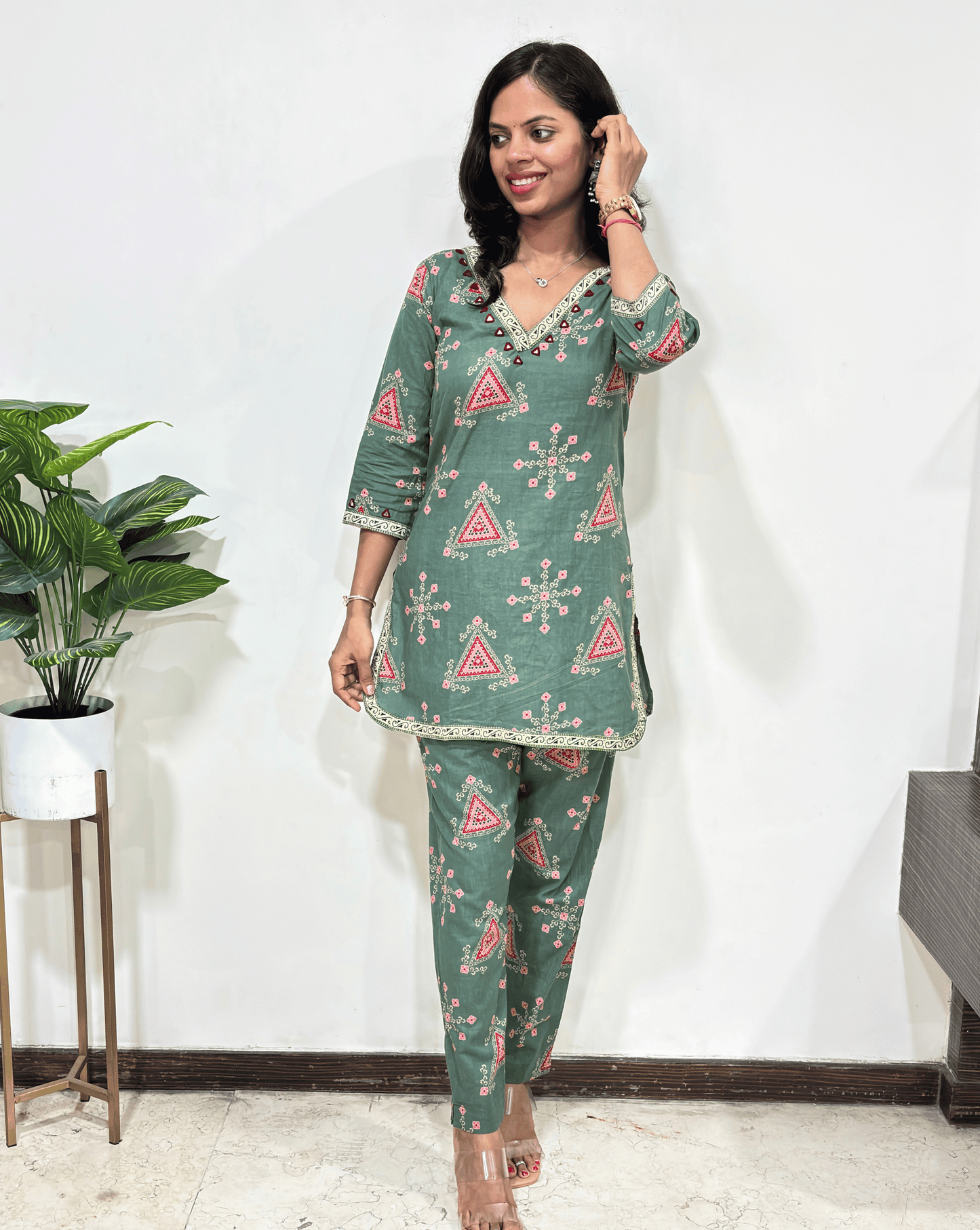 Druti Ajrakh Co-ord set