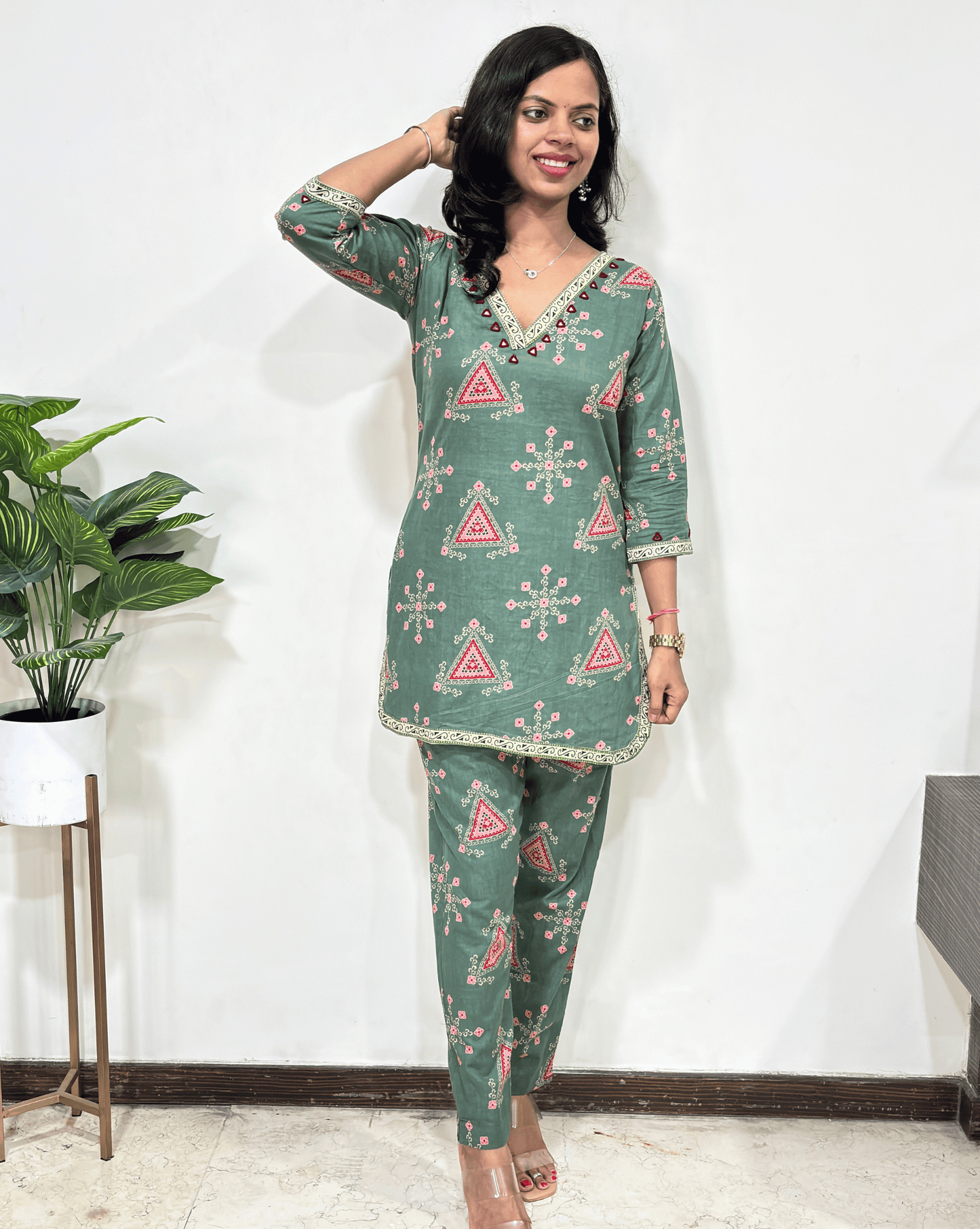 Druti Ajrakh Co-ord set