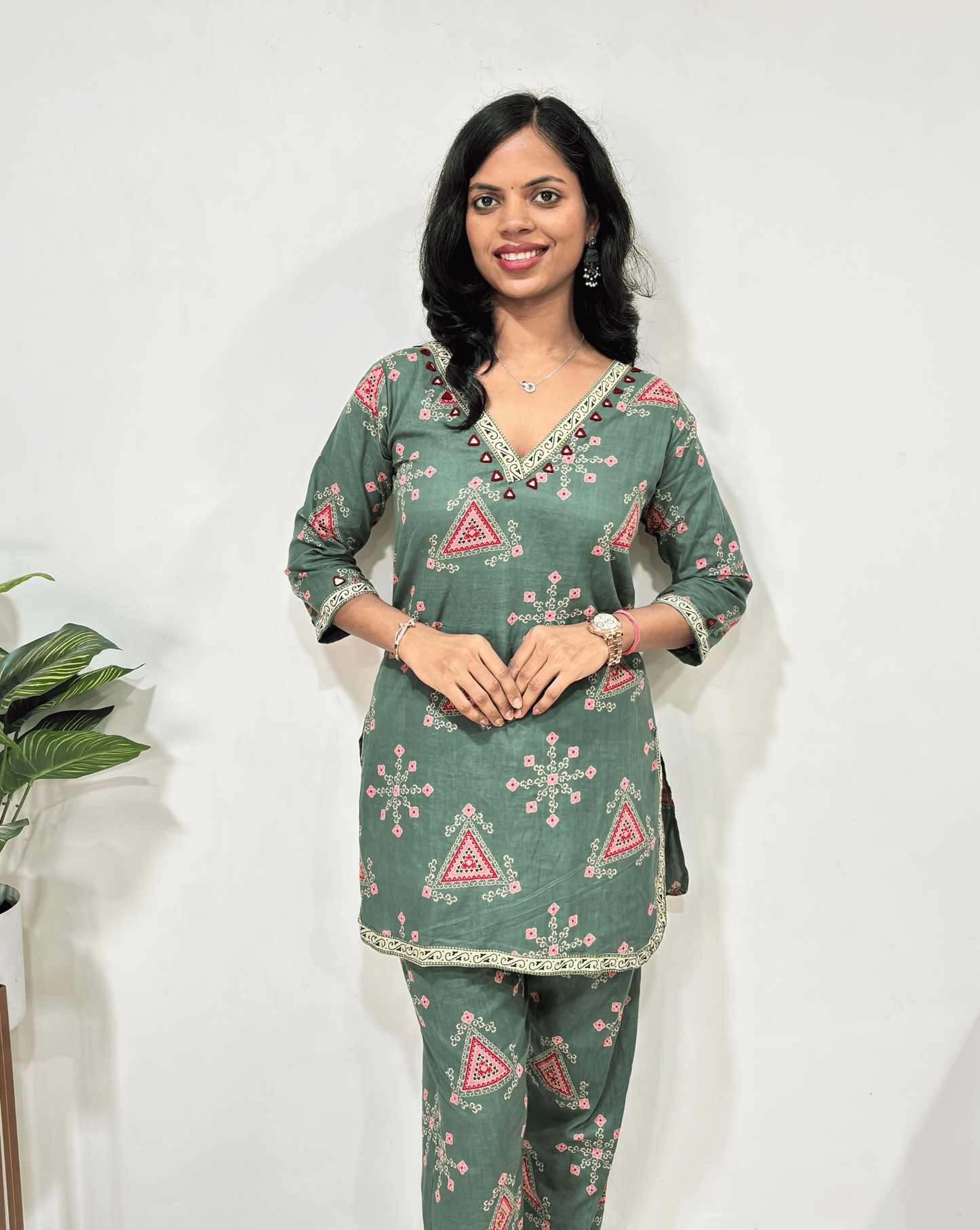Druti Ajrakh Co-ord set
