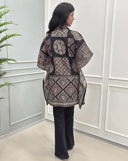Fida Ajrakh Short Kaftan