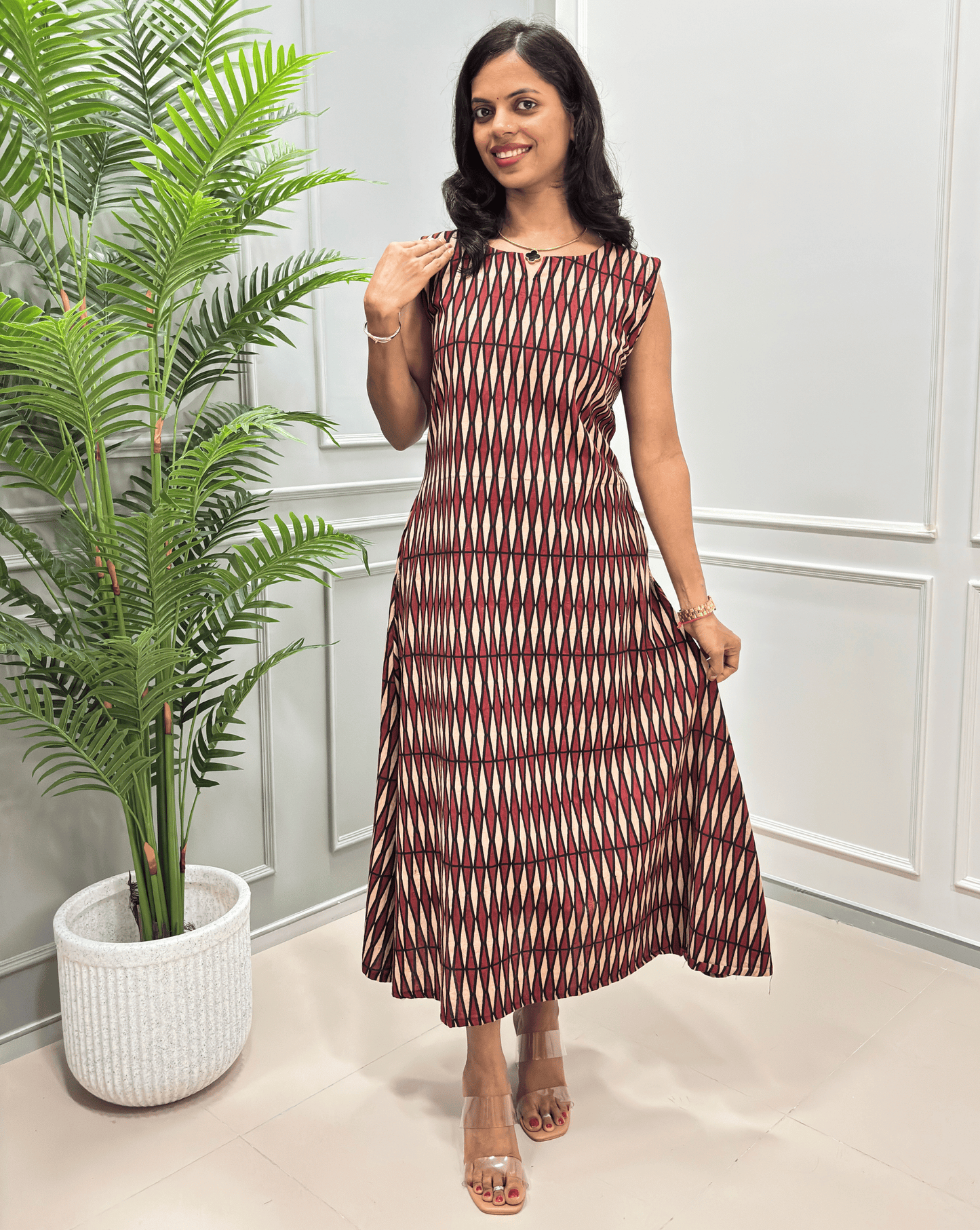 Isha Handblock Ajrakh One-piece