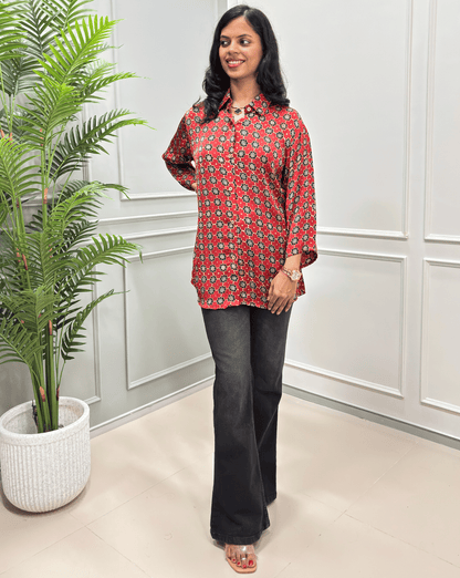 Adhira Modal Silk Shirt