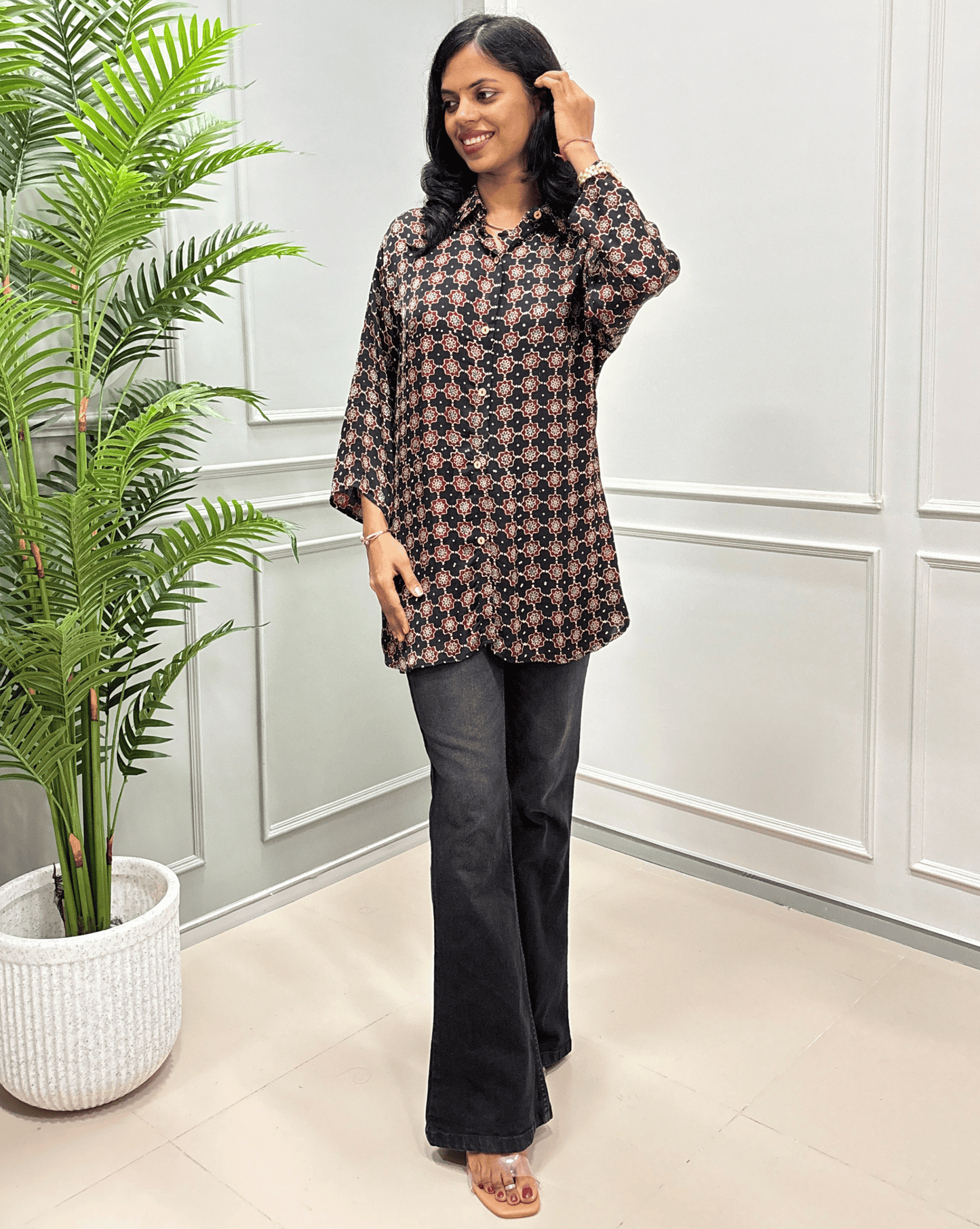 Adhira Modal Silk Shirt