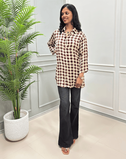 Adhira Modal Silk Shirt