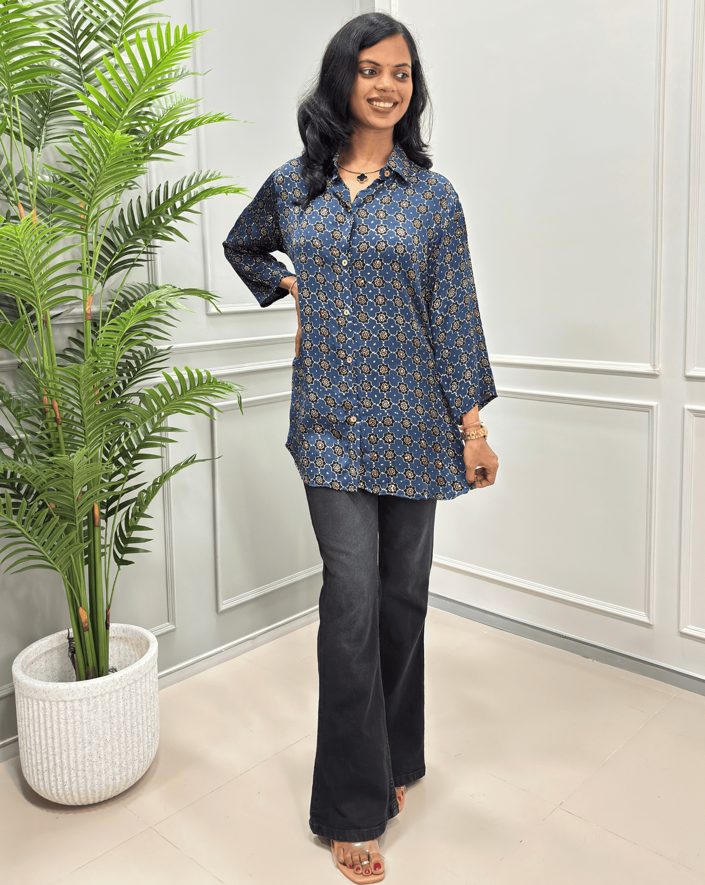 Adhira Modal Silk Shirt