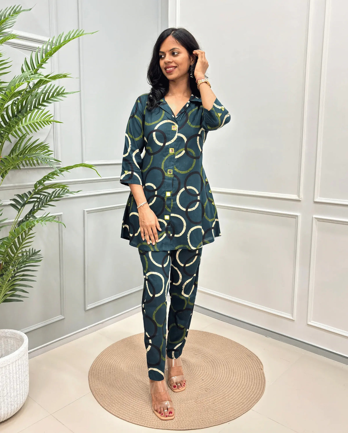Shreya Ajrakh Co-ord Set