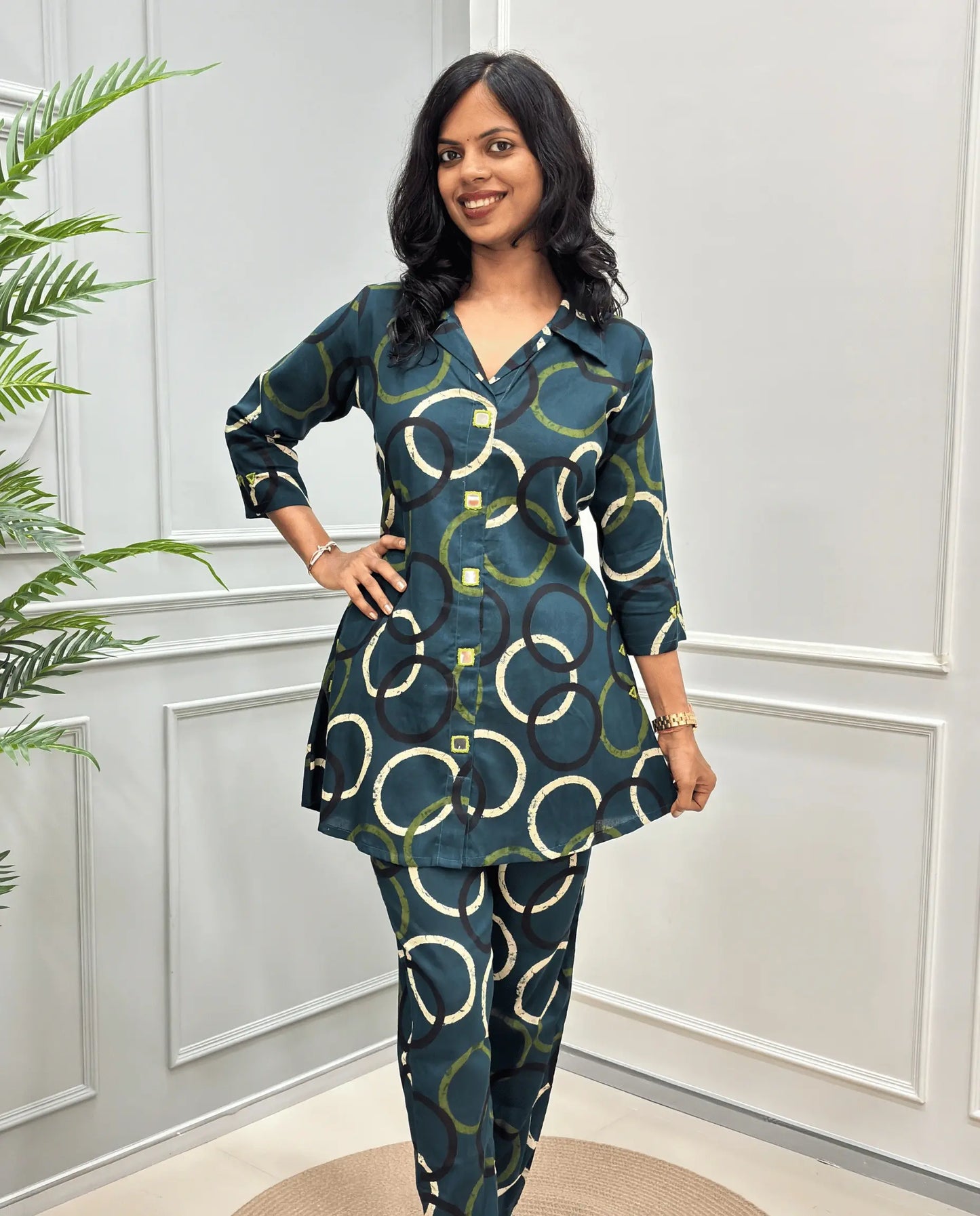 Shreya Ajrakh Co-ord Set