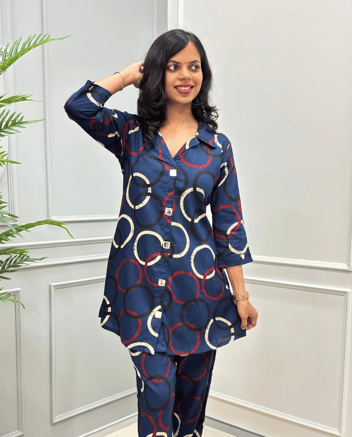 Shreya Ajrakh Co-ord Set