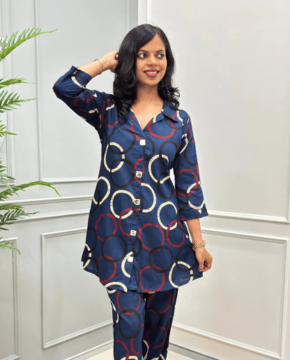 Shreya Ajrakh Co-ord Set