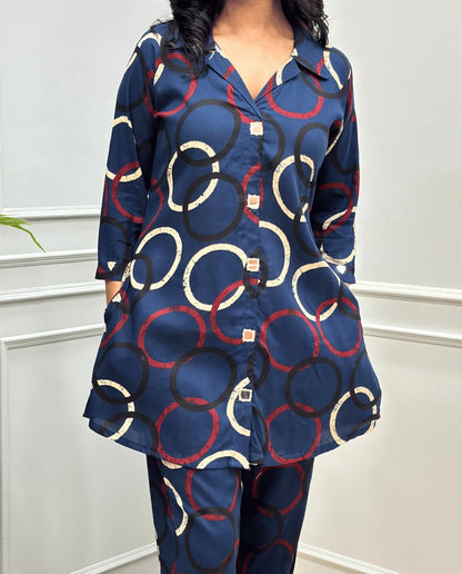 Shreya Ajrakh Co-ord Set